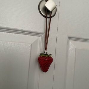 Tory Burch Red Strawberry Bag Charm
